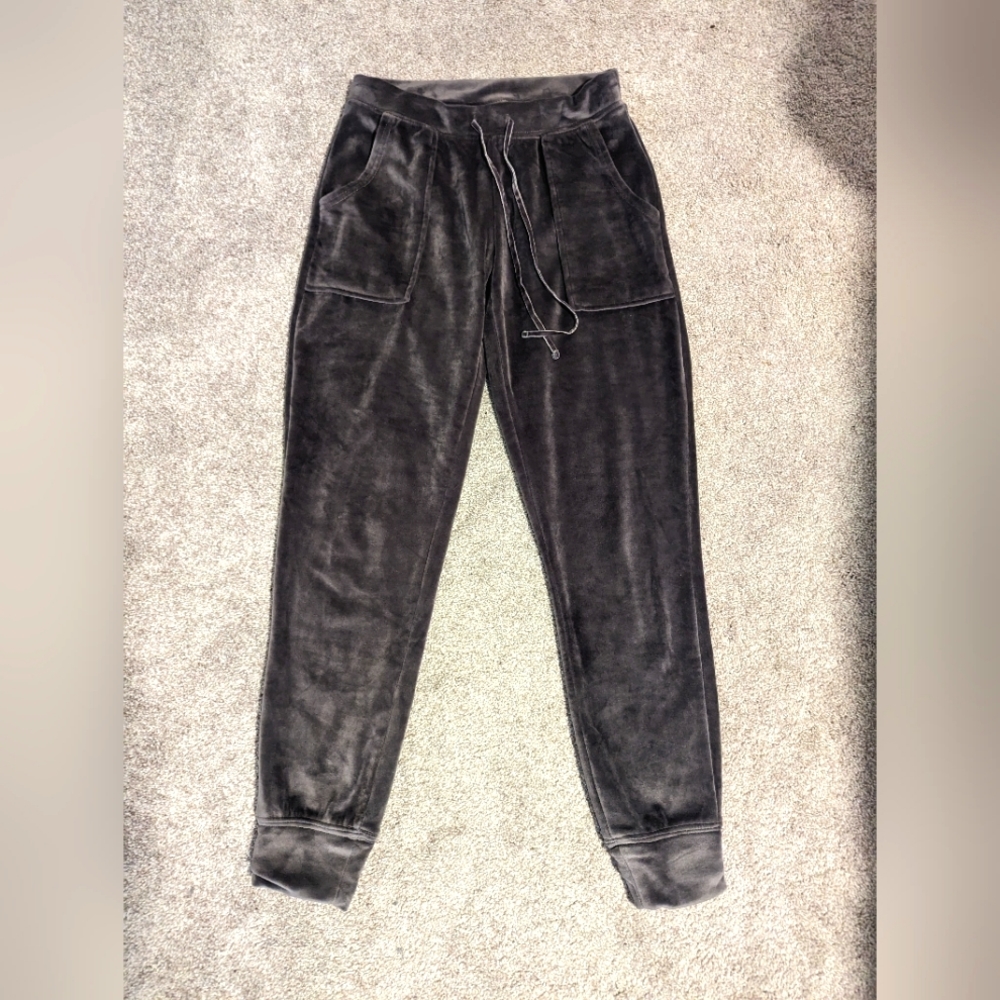 House of Harlow 1960 Nicole Richie Gray Velvet Sweat / Pajama Pants, XS